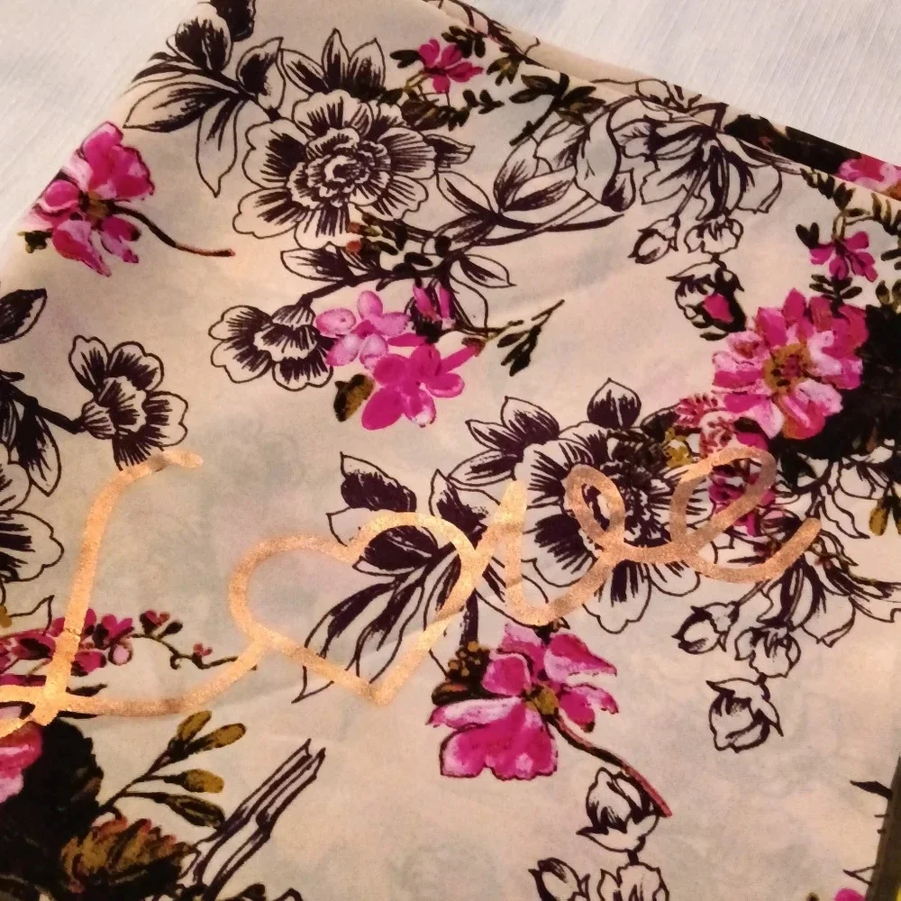 Express Floral Print Scarf Shawl Wrap OS